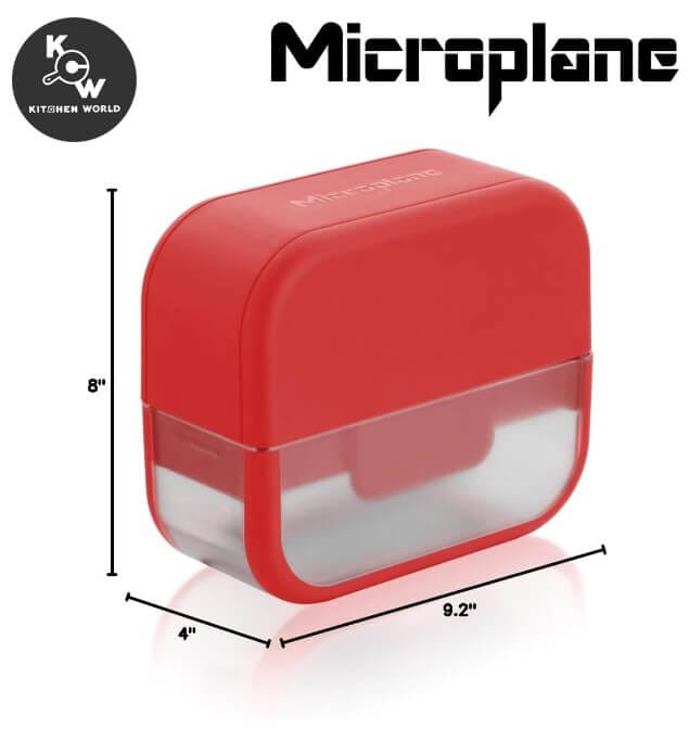 ชุดมีดบดและหั่นกระเทียม MICROPLANE PT2418-RE สีแดง_8